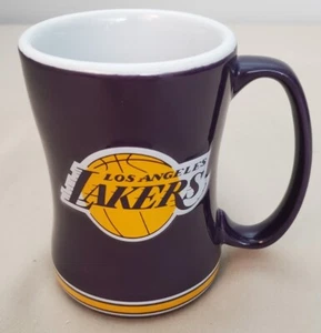 Los Angeles Lakers Coffee Mug NBA 14oz Logo Relief Boelter Brands EUC - Picture 1 of 9