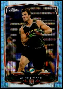 2014 Topps Chrome Blue Wave Refractor RC #171 Arthur Lynch FREE SHIPPING! - Picture 1 of 2