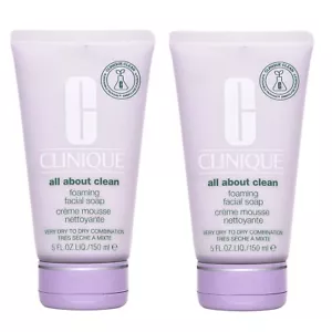 2X Clinique Foaming Sonic Facial Soap 5oz, 150ml - Picture 1 of 1