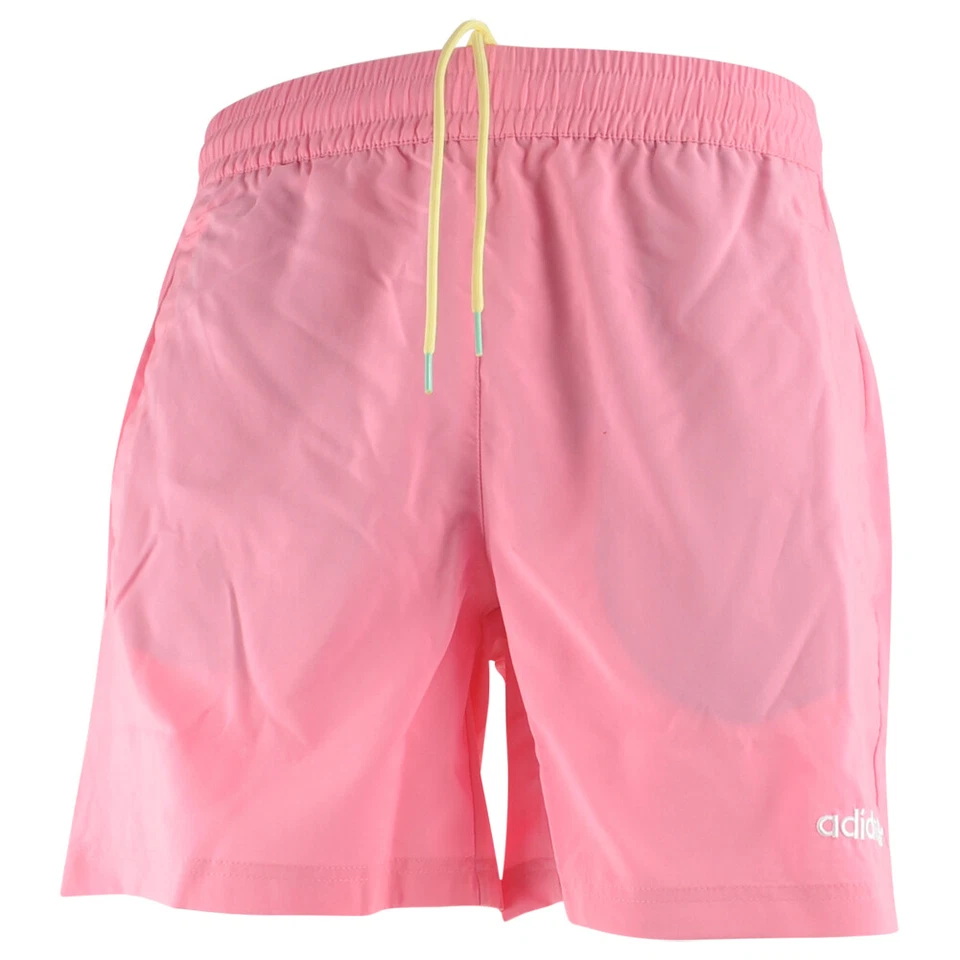 Adidas Essentiel Solid Short Natation Cordon Élastique Hommes Adultes Rose - Photo 1/4