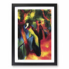 Sunny Way By August Macke Wall Art Print Framed Canvas Picture Poster Decor