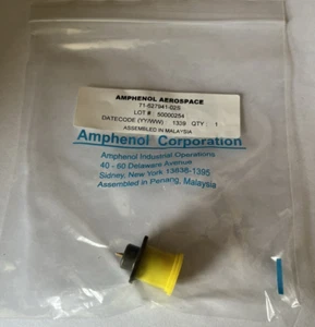 BRAND NEW AMPHENOL AEROSPACE 71-627941-02S CIRCULAR MIL SPEC 2 PINS CONNECTOR - Picture 1 of 7