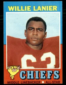Willie Lanier 1971 Topps #114 EX-MT - Imagen 1 de 2