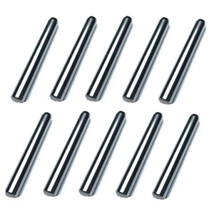 10PCS 1/4 x 2 Inch Dowel Pins Alloy Steel Shelf Pegs Wood Bed Support - Picture 1 of 6