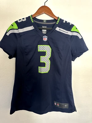 Camiseta deportiva para mujer Seattle Seahawks Nike Russell Wilson talla grande NFL On The Field #3 Foto 1 de 4