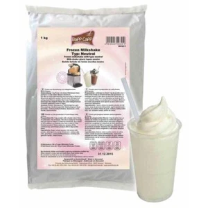 Baff Caff Frozen-Milkshake-Pulver Slush-Eis-Pulver Neutral-Shake 1-kg-Beutel