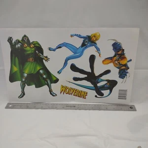 Calcomanías de pared pelar y pegar Thor Spider-Man Wolverine Hulk de Marvel Heroes decoración - Imagen 1 de 9