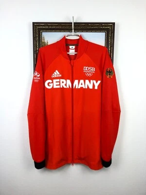 Chaqueta Adidas Selección Nacional de Alemania 2016 Juegos Olímpicos de Río Roja Talla L Foto 1 de 4