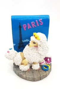 2002 Claire's ICING Paris Pudel Figur Eiffelturm Krone Hund Sammlerstück - Bild 1 von 6