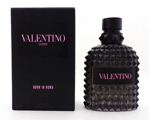 Valentino Uomo BORN IN ROMA 3.4 oz. EDT Spray for Men New NO CELLOPHANE - Picture 1 of 4