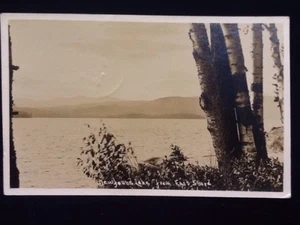 RPPC c1914 Newfound Lake, N.H. From East Shore Vintage Real Photo Postcard - Picture 1 of 2
