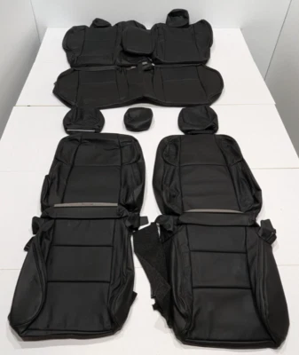 For Toyota Corolla SE Vin 5 2017-2019 Black Leather Seat Covers KR409 - Image 1 of 4