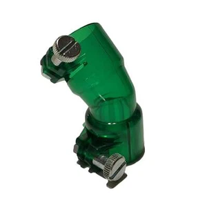 32 Degrees Powerfeed Feedneck - Spyder - 45 Elbow 7/8" - Green - Picture 1 of 1