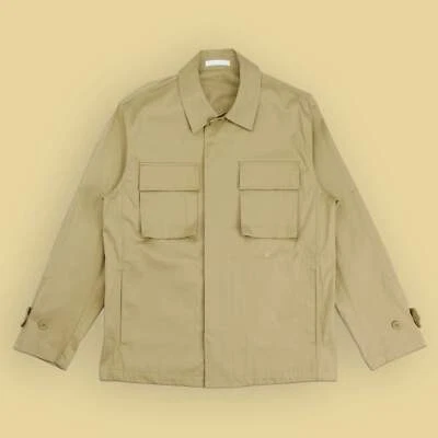 Новый с Ярлыками Helmut Lang хаки хлопок смесь саржи военного BDU стиль общего назначения куртка M - Изображение 1 из 4