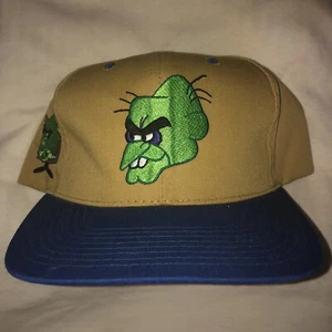 Vintage Simon Bar Sinister American Needle Toon Blockhead Snapback Cap Hat 90s - Bild 1 von 4