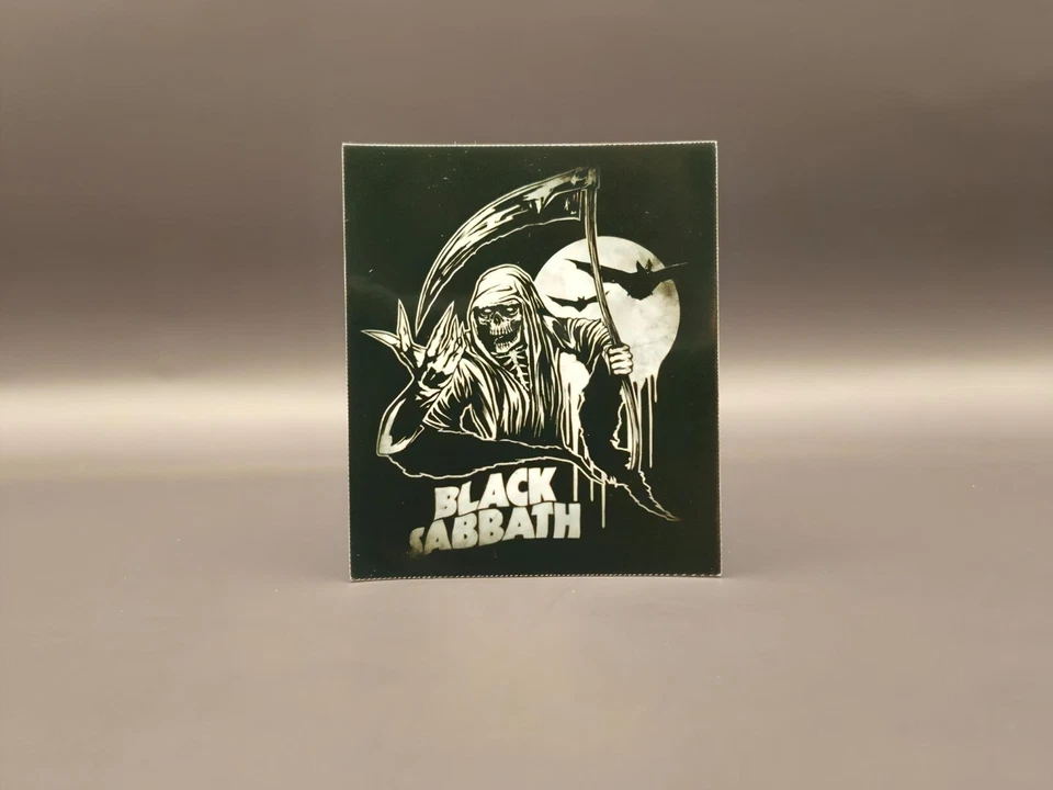 Black Sabbath Vinyl Stickers Ozzy Osbourne Prince Of Darkness Gothic Bat Tribute - Image 1 of 1