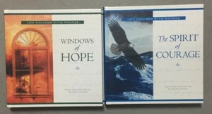 Life Touched with Wonder -2 Books -Spirit of Courage & Windows of Hope-Audio CDs - Picture 1 of 2