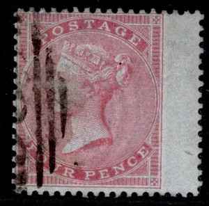 GB QV SG62, 4d carmine SMALL GARTER, FINE USED. Cat £450. - Picture 1 of 1