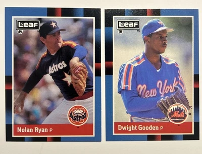 Hoja 1988 - Nolan Ryan #77 y Dwight Gooden #48 Foto 1 de 2