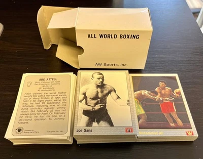 1991 AW ALL WORLD BOXING CARDS Complete Factory Boxed Set (149) MUHAMMAD ALI +++ - Image 1 of 4