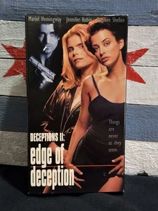 Deceptions 2 : Edge Of Deception VHS Erotic Thriller Drama Movie Film - Picture 1 of 5