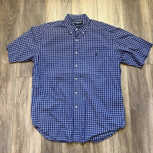 Ralph Lauren Golf Herren Hemd blau kariert Oberhemd Gr. M Button Down Preppy - Bild 1 von 10
