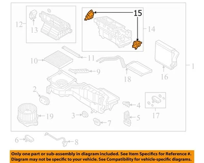 FORD OEM 19-23 Ranger Evaporator Components-Actuator AB3Z19E616B - Image 1 of 2