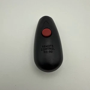 Remote Control RC-30 Black with Red Button – Replacement Remote Untested - Picture 1 of 4