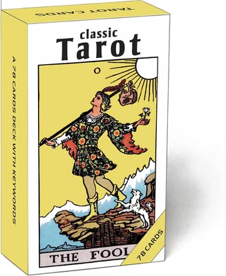 GZSYXHJYXGS Classic Tarot Cards for Beginners with Meanings - 78 Card Deck Set for Learning