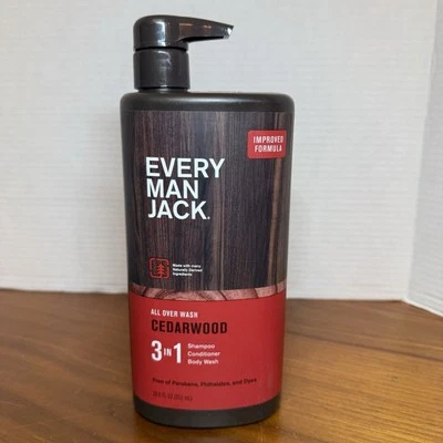 Every Man Jack All Over Body Wash, Cedarwood 28.8floz New - Image 1 of 4