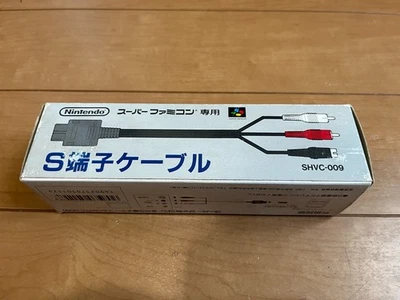Cable de video oficial Nintendo S SHVC-009 en caja para Super Famicom GC Foto 1 de 4