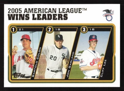 2005 Topps #UH138 Bartolo Colon/Jon Garland/Cliff Lee cantidad disponible Foto 1 de 2