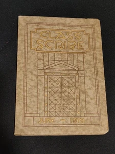 1919 Class Scribe Oakland Technical HS Yearbook Antique Photos Advertisements - Picture 1 of 14