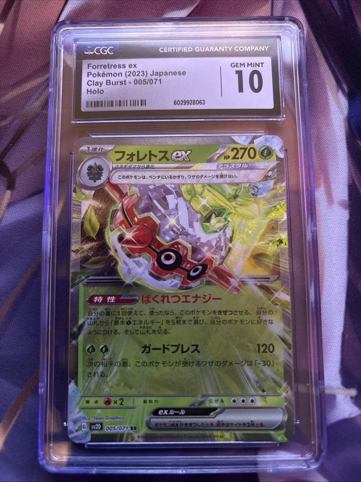 GEM MINT Forretress EX 005/071 Sv2d: Clay Burst Holo (Japanese) - Image 1 of 1