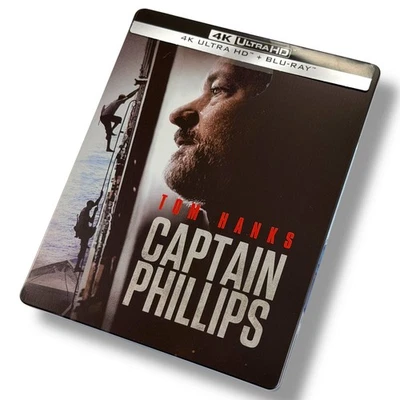 Captain Phillips 4K UltraHD + Blu-ray, Steelbook Limited Edition, Freepost - Image 1 of 4