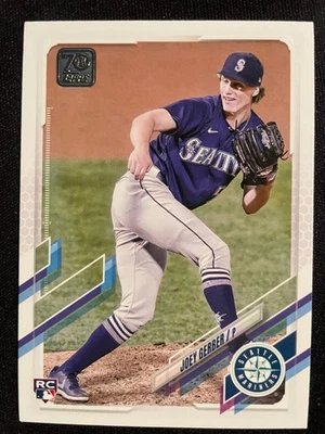 Joey GERBER RC 2021 Topps Update Series #US102 Seattle Mariners - Image 1 of 2