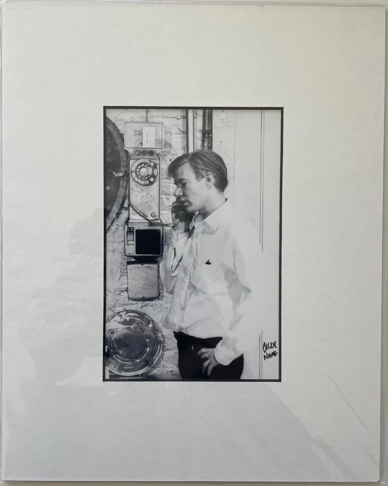 Fotografía firmada por el nombre de Billy Andy Warhol Silver Factory Foto 1 de 1