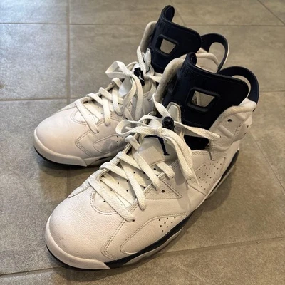 Zapatilla deportiva para hombre 10,0 EE. UU. Air Jordan 6 Midnight Navy Foto 1 de 4