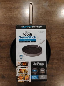 Parrilla redonda Ninja Foodi NeverStick Premium anodizada dura de 12 pulgadas C30530 - Imagen 1 de 7