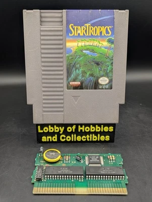 Startropics ( Nintendo Entertainment NES ) New 20yr Battery - Cleaned - Tested  - Image 1 of 4