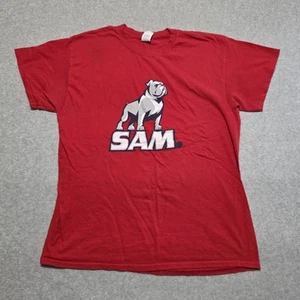 Camisa Samford University Bulldogs Para Hombres Grande Roja Coca-Cola Fútbol NCAA - Imagen 1 de 8