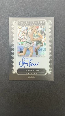 2024 Panini Basketball Calligraphy Signatures Larry Bird On Card Auto SP - Image 1 of 2