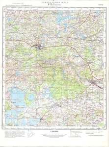 Russische Sowjetische Militär Topographische Karte - Kraslava (Lettland), 1:100K, 1967 - Bild 1 von 6