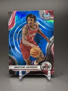 Meechie Johnson Blue Refractor /150 | 2024-25 Bowman U Best #55 Buckeyes - Picture 1 of 2