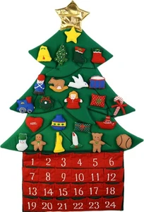 Oh Weihnachtsbaum Stoff Adventskalender - Bild 1 von 3