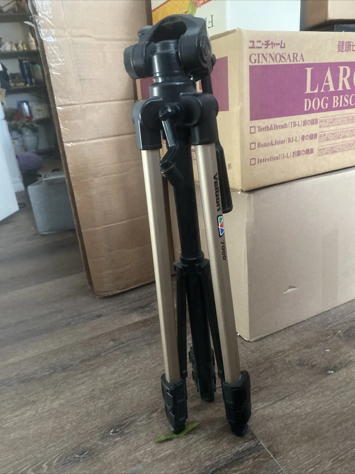 Trípode de aluminio Velbon DF-50 con placa de liberación rápida Foto 1 de 1