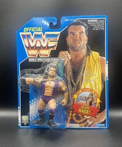 RARE Razor Ramon WWF Hasbro Series 10 Purple w/ Repro Gold Chain - Custom Boots - Picture 1 of 7