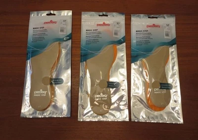 3 pares de nuevas plantillas de espuma viscoelástica Pedag Magic Step para mujer talla 7 EE. UU. Foto 1 de 4
