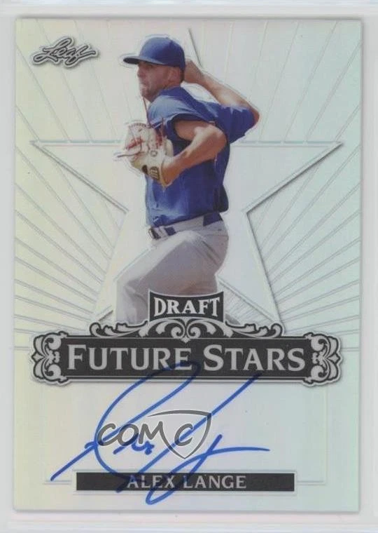 2017 Leaf Metal Draft Future Stars Auto Alex Lange #FS-AL1 Auto - Image 1 of 2