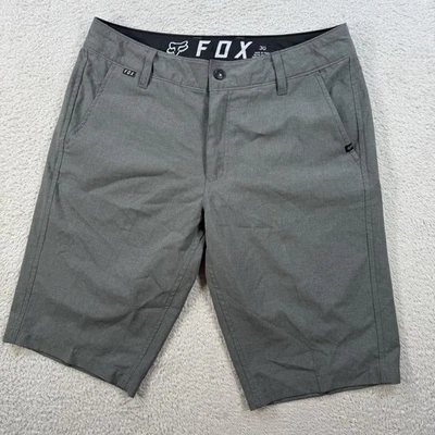 Fox Racing Essex Tech Shorts Mens 30 Grey Performance Hybrid Casual Drawstring - Image 1 of 4